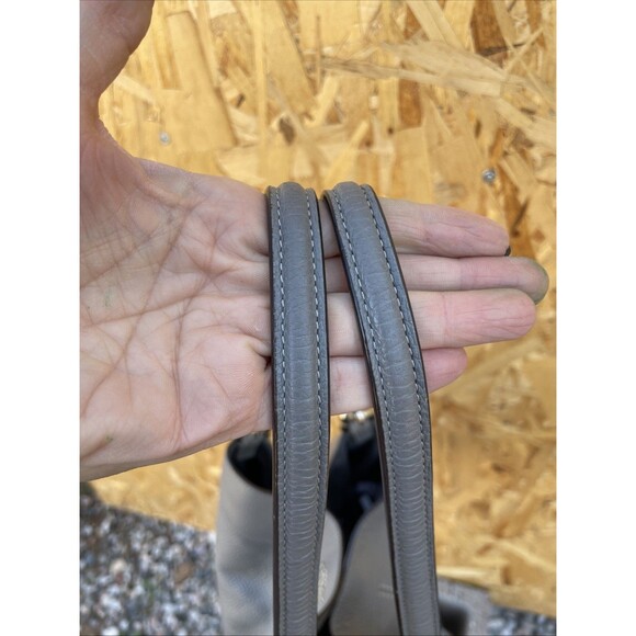 Coach Lexy Shoulder Bag F28997 Fog Gray Pebbled Leather Tote Purse Handbag - Picture 6 of 14